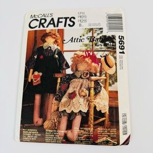 Crafts Attic Babies Pattern 5691 Uncut